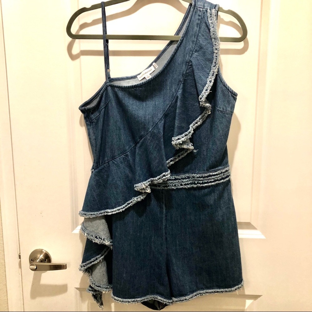 Boutique denim romper